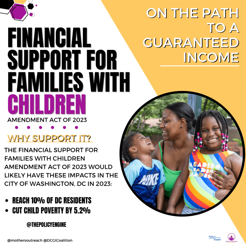 Financial Support for Families with Children flyer.