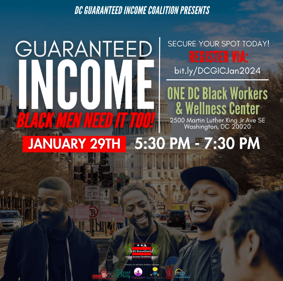 Black Men Need Guaranteed Income Too graphic