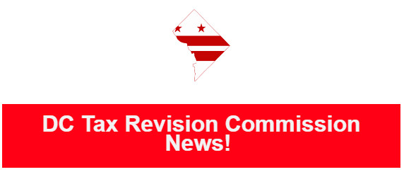 DC Tax Revision Commission News Header