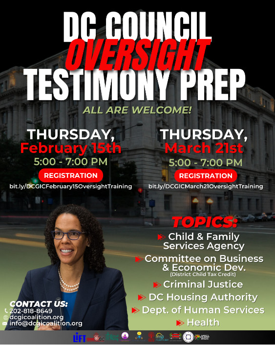 DC Council Oversight Testimony Prep Graphic