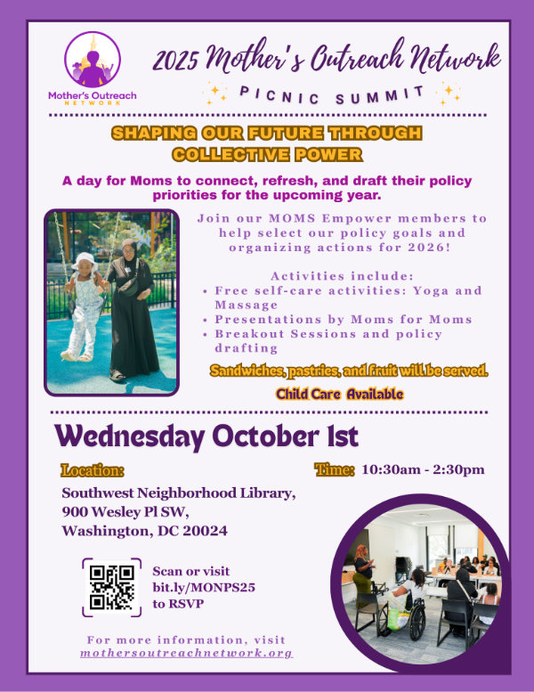 Graphic for Moms Empowered Picnic Summit