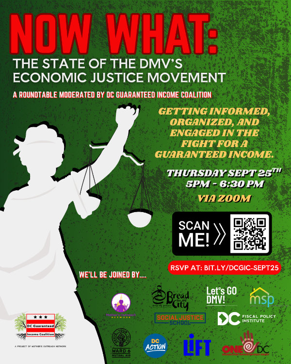 Graphic for Now What roundtable event