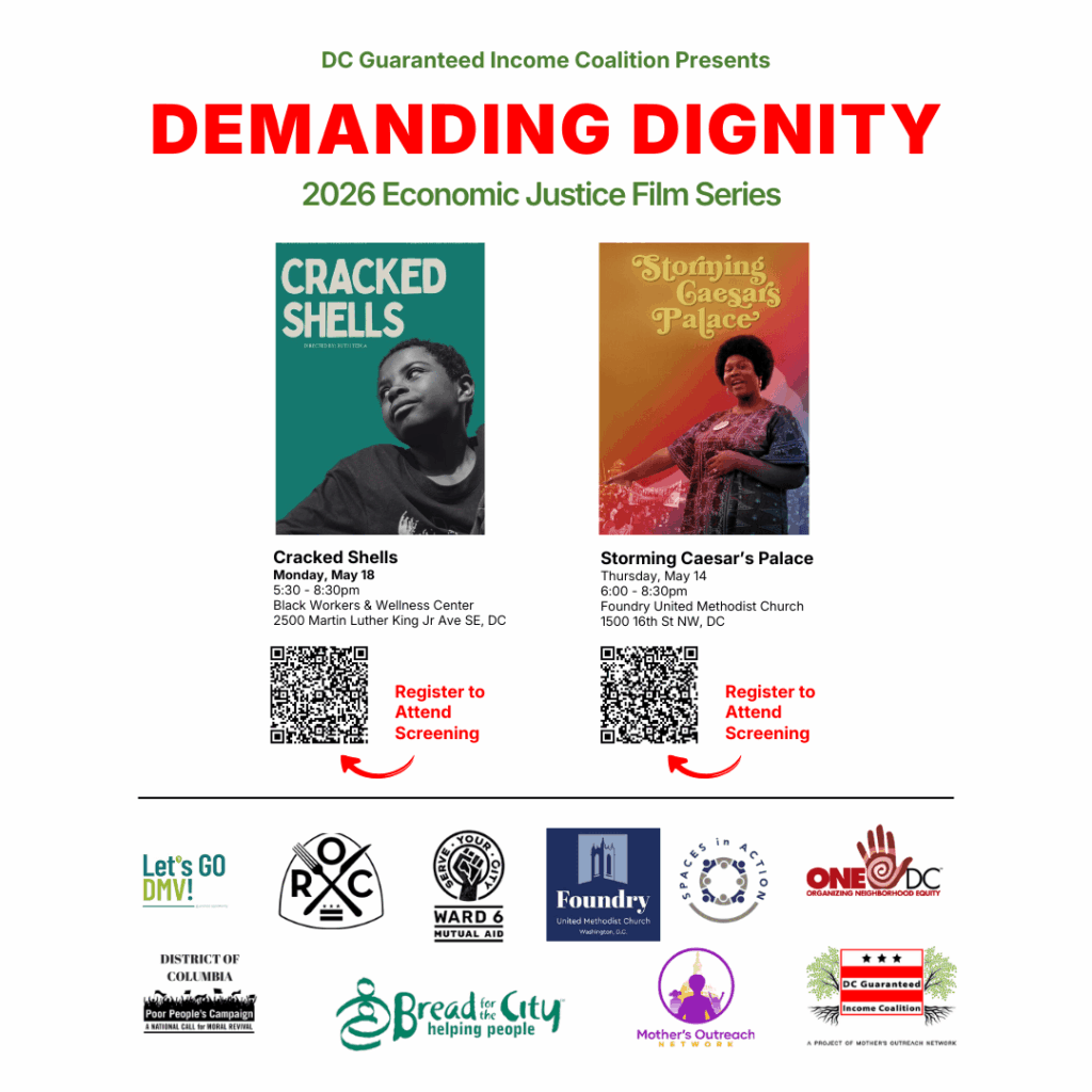 Advertisement for Demanding Dignity film series