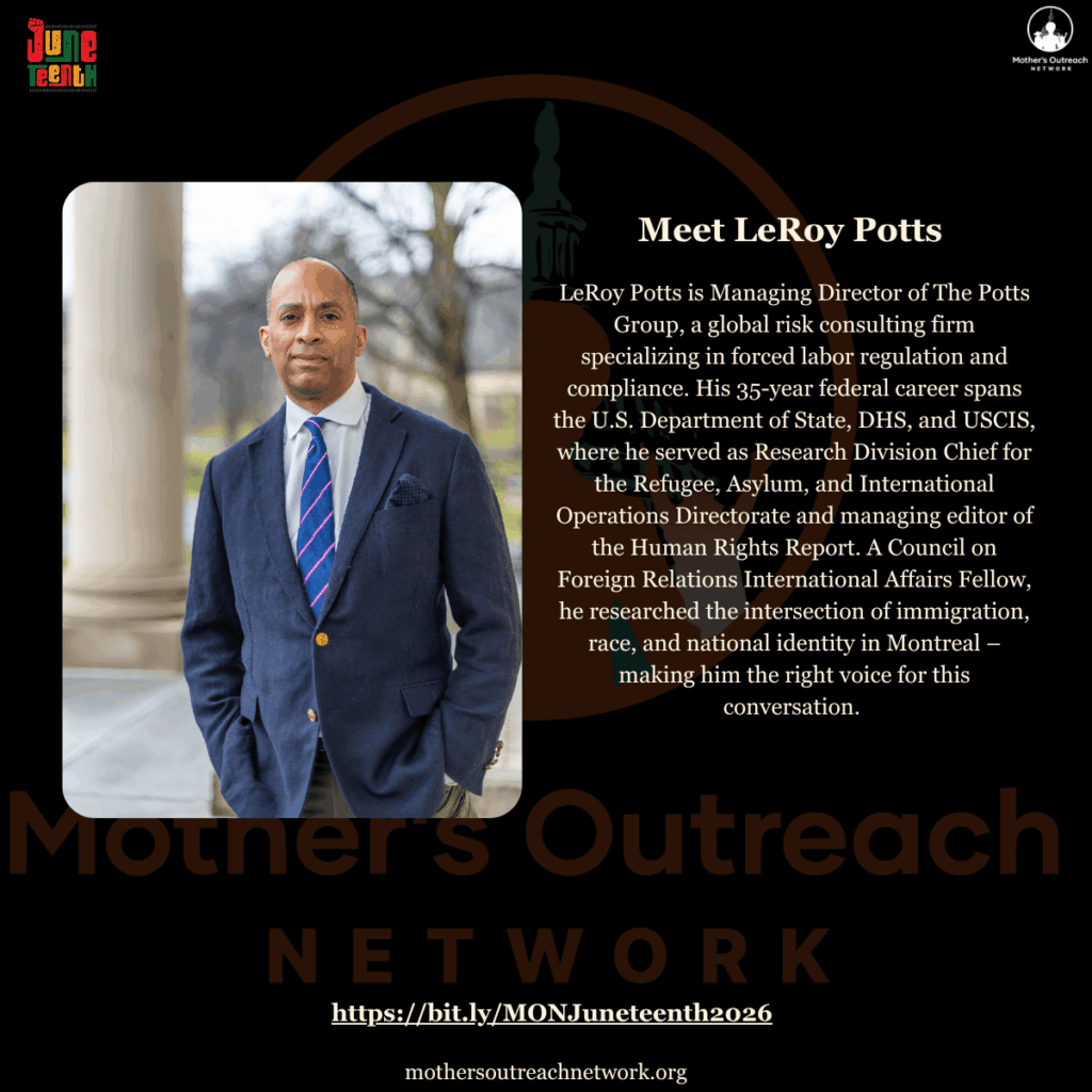 Information and bio with picture of LeRoy Potts